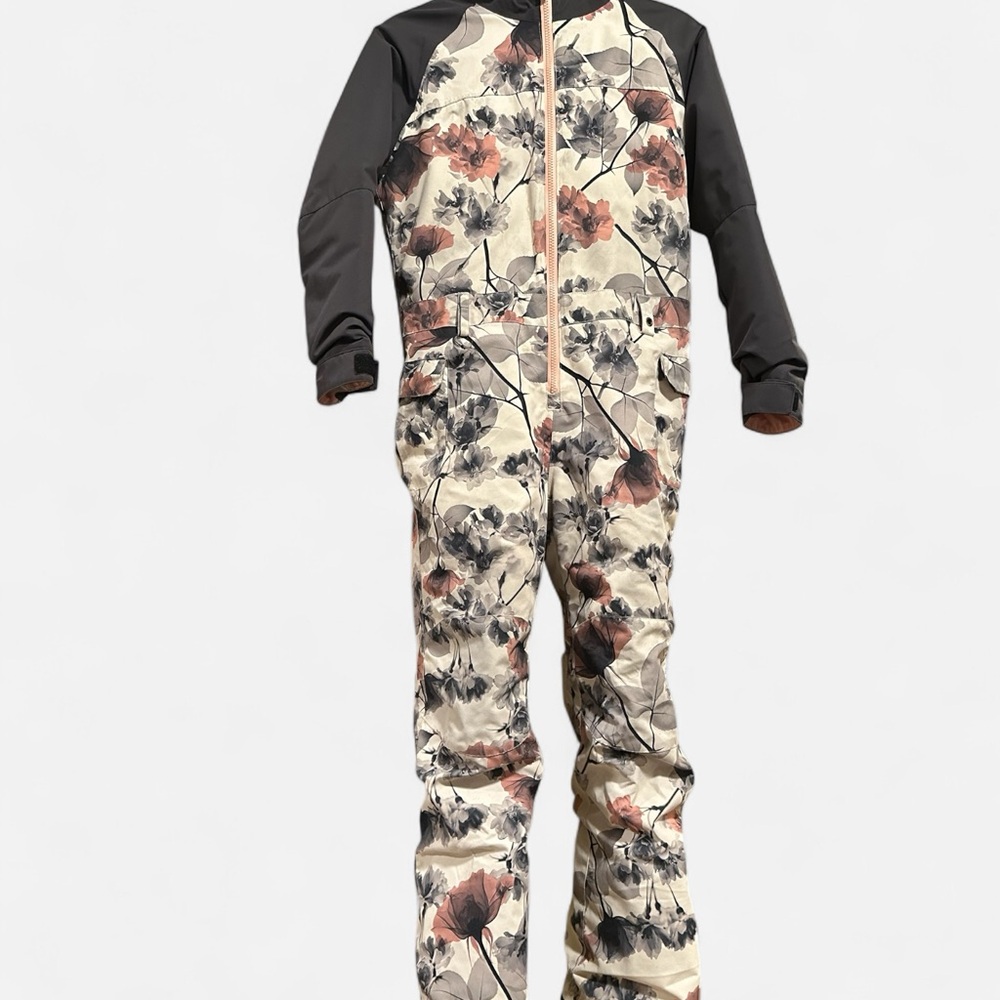 686 Floral Kids Snowboarding Suit Snowsuit Onsie